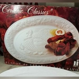 NWOT_Housewares International Turkey Platter  Size: 19"X 14"